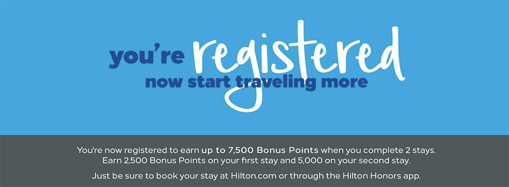 hilton-honors-7500-bonus-points-2019-successful